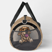 Sac De Sport Nom du chien, Votre nom, Golden Retriever + Paws (Droite)