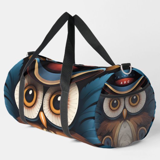Sac De Sport Nom du hibou (Coin droit)