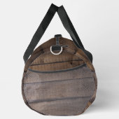 Sac De Sport Nom du script de monogramme Brown rustique personn (Droite)