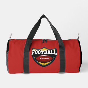 Sac De Sport Nom et couleur personnalisés Football