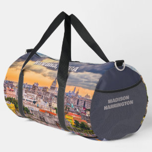 Sac De Sport Nom et texte personnalisés Havana, Cuba