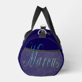 Sac De Sport Nom Marcus Bleu, (Droite)