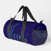 Sac De Sport Nom Marcus Bleu, (Coin droit)