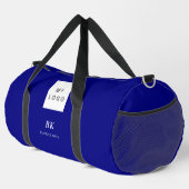 Sac De Sport Nom monogramme du logo commercial bleu marine (Coin droit)