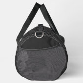 Sac De Sport Nom personnalisé À damiers Motif (Droite)