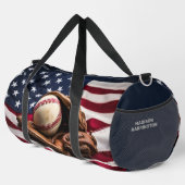 Sac De Sport Nom personnalisé American Baseball (Coin droit)