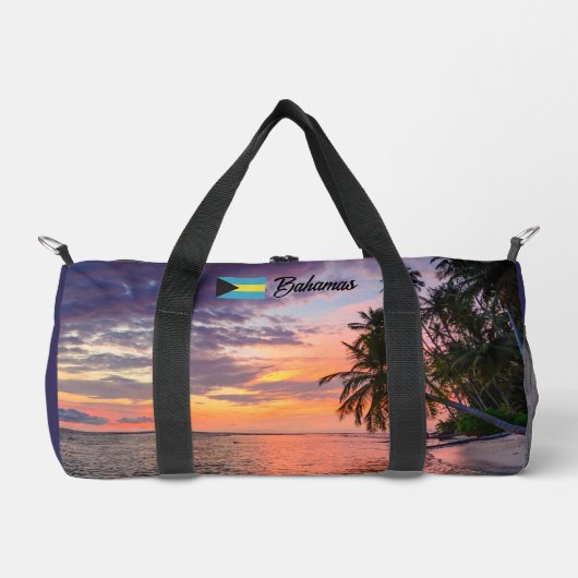 Sac De Sport Nom personnalisé Bahamas Sunset (Recto)