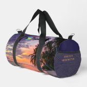 Sac De Sport Nom personnalisé Bahamas Sunset (Coin droit)