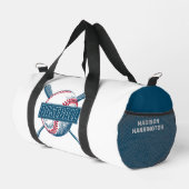 Sac De Sport Nom personnalisé Baseball (Coin droit)