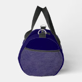 Sac De Sport Nom personnalisé Minimal Classic Elegant Blue. (Droite)