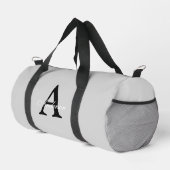 Sac De Sport Nom personnalisé Monogram Arrière - plan argent (Coin droit)