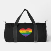 Sac De Sport Nom personnalisé Rainbow Love (Recto)