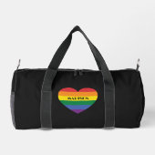 Sac De Sport Nom personnalisé Rainbow Love (Verso)
