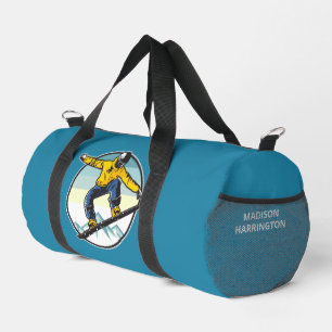 Sac De Sport Nom personnalisé SNOWBOARDER