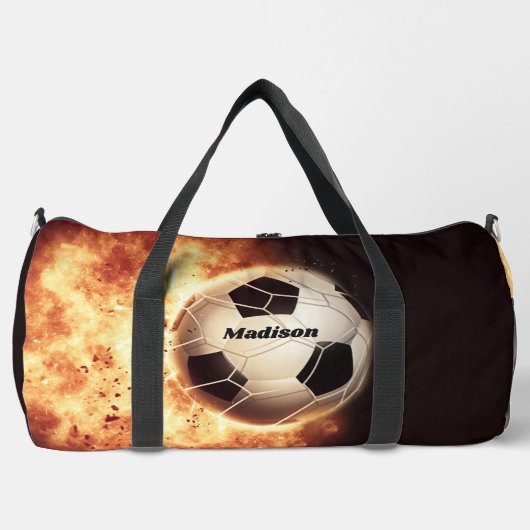 Sac De Sport Nom personnalisé Soccer But (Recto)