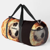 Sac De Sport Nom personnalisé Soccer But (Coin droit)