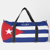 Sac De Sport Nom personnalisé & Texte Cuba Indicateur (Recto)