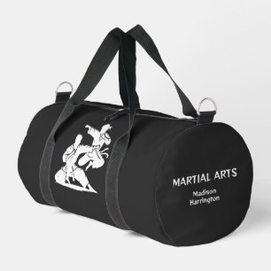 Sac De Sport Nom personnalisé, texte et couleur arts martiaux