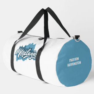 Sac De Sport Nom personnalisé / Texte Malaga Espagne