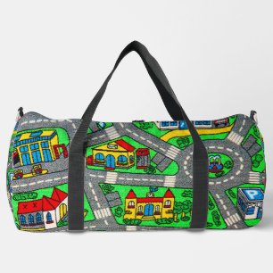 Sac De Sport nostalgie des années 90, Moquette de piste Voiture