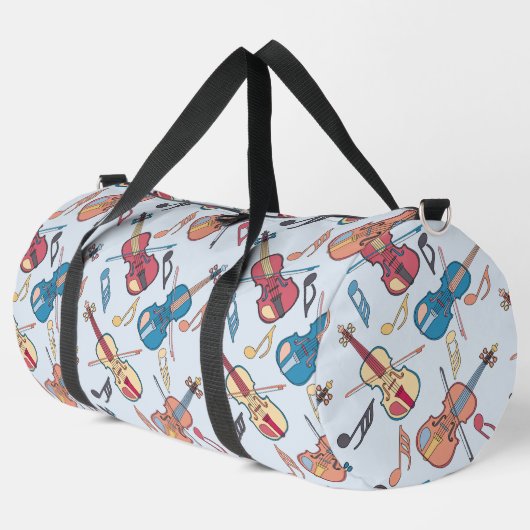Sac De Sport Notes de violon et de musique (Coin gauche)
