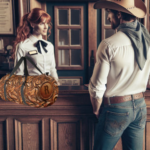 Sac De Sport Occidental Outils en cuir Impression personnalisée