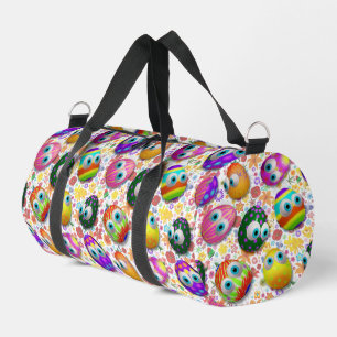 Sac De Sport Œufs de Pâques de dessin animé mignons et drôles