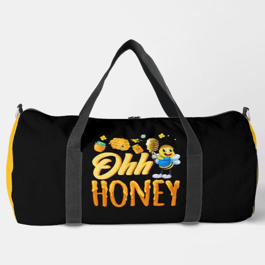 Sac De Sport Ohh Honey Cartoon Bee  (Recto)