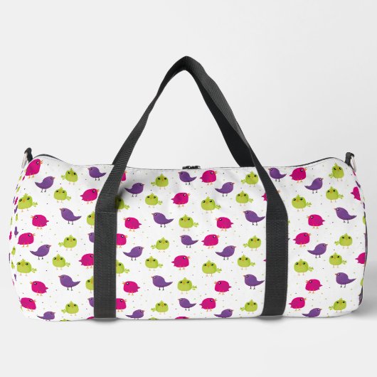 Sac De Sport Oiseaux colorés mignons (Recto)