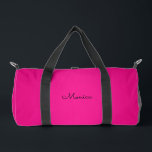 Sac De Sport Ombre rose chaud<br><div class="desc">Créez votre propre petit sac à dos pour elle. Ce texte comporte un script lunatique monoline moderne, mais vous pouvez customiser un style de police ou une couleur de calligraphie moderne différent pour créer votre propre sac de gym personnalisé. Le dégradé présente des nuances de rose magenta chaud. Design dégradé...</div>