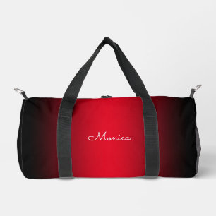 Sac De Sport Ombre rouge de bord noir
