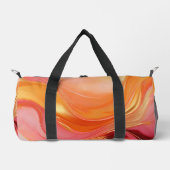 Sac De Sport Orange moderne rose et or Abstrait luxe- (Recto)