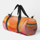 Sac De Sport Orange moderne rose et or Abstrait luxe- (Coin droit)