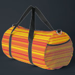 Sac De Sport Orange rouge jaune rayures<br><div class="desc">Sac à carreaux orange rouge jaune</div>