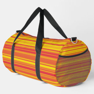 Sac De Sport Orange rouge jaune rayures