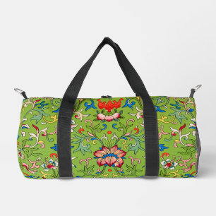 Sac De Sport Ornement chinois vintage Owen Jones floral vert