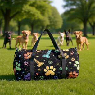 Sac De Sport Os Bones de Animais de Estimação Coloridos com Imp