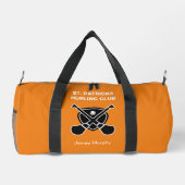 Sac De Sport Ourse personnalisée / Camogie (Orange) (Verso)