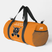 Sac De Sport Ourse personnalisée / Camogie (Orange) (Coin droit)