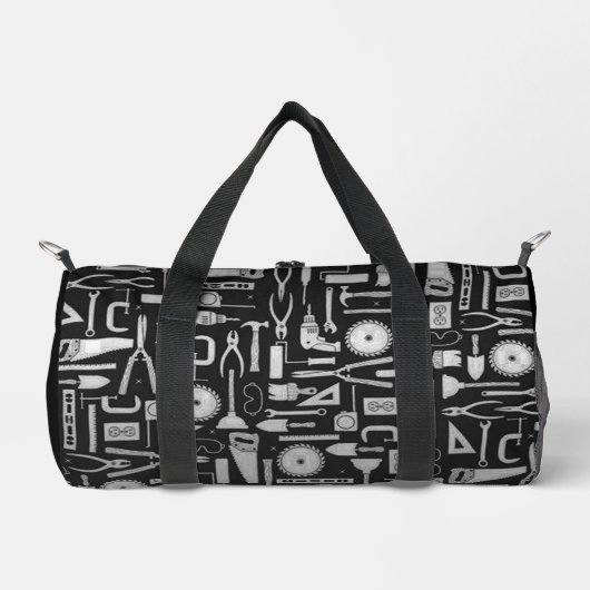 Sac De Sport Outils d'atelier Black & Silver (Recto)