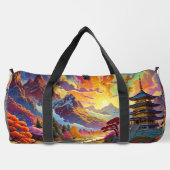 Sac De Sport Pagoda and Coloured Landscape (Verso)