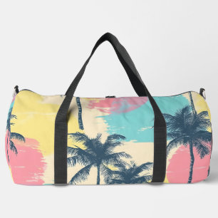 Sac De Sport Palm Sunset Rétro