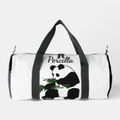 Sac De Sport Panda géant mange nom bambou (Verso)