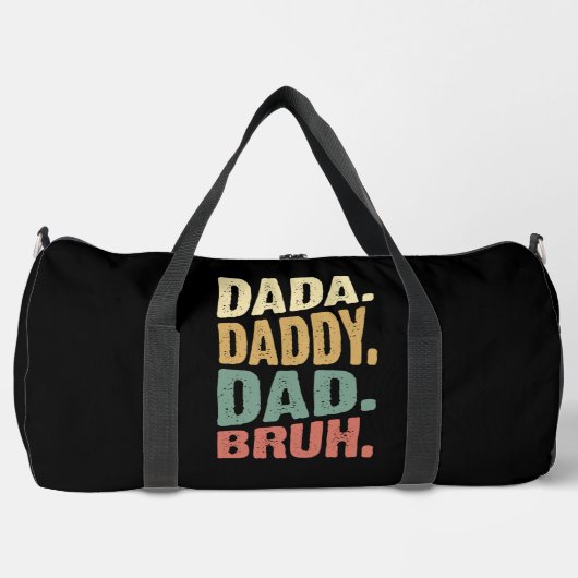 Sac De Sport Papa Dada Dédé Frérot (Recto)