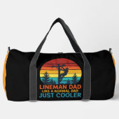 Sac De Sport Papa Monteur de Lignes Comme Normal Mais Plus Cool (Recto)