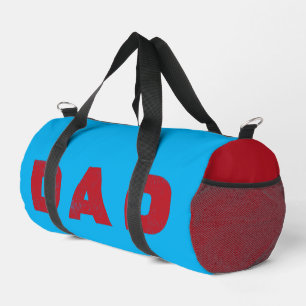 Sac De Sport Papa [Texte Rouge en Distress]