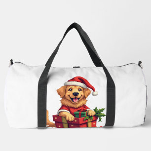 Sac De Sport Papier Cadeau Golden Retriever