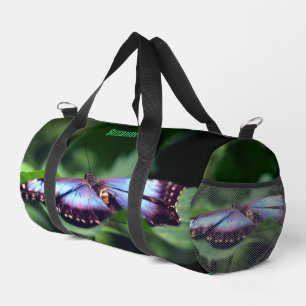 Sac De Sport Papillon bleu nature personnalisée