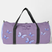 Sac De Sport Papillon bleu violet Kaleidoscope Violet Grand (Recto)