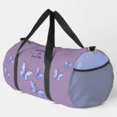 Sac De Sport Papillon bleu violet Kaleidoscope Violet Grand (Coin droit)